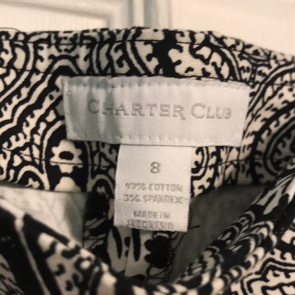 NWT! Charter Club knee length patterned skirt - Picture 4 of 7